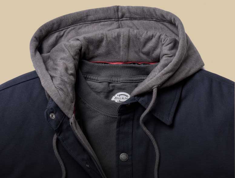 Men's navy shirt jackets