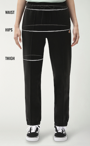 Women's Bottoms Casual Size Chart