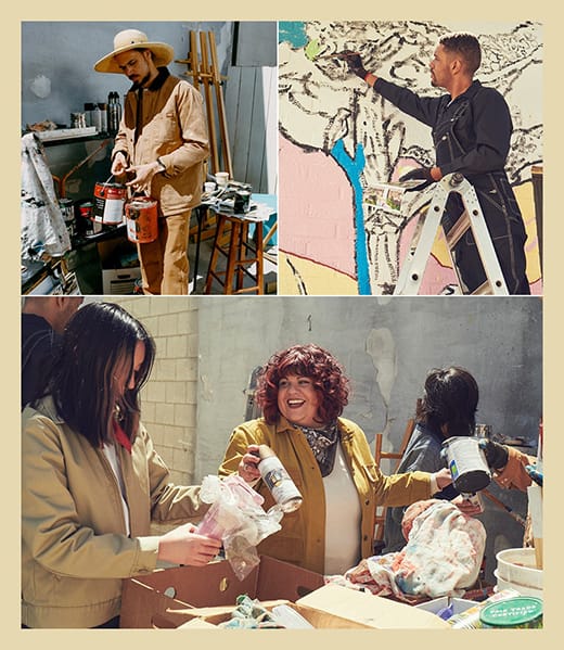 The collective at 11:11 work together with a shared passion for creative expression