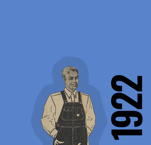 several dickies work shirts hanging on a wall