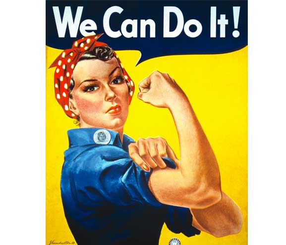 Coordinate your Rosie the Riveter Costume
