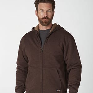 High Pile Fleece Lined Full Zip Hoodie