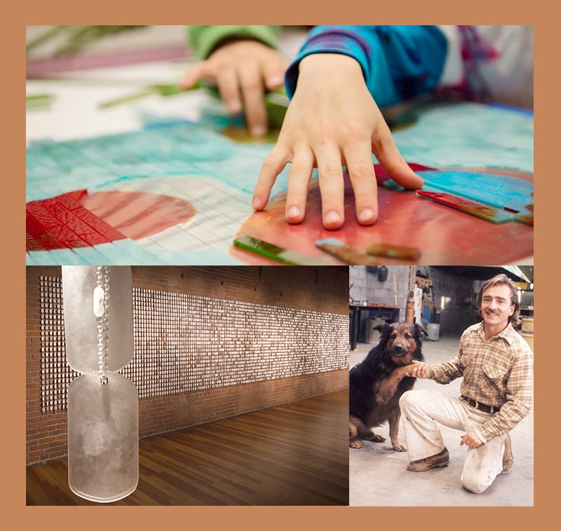 Community involvement are integral to Bullseye Glass’s work.
