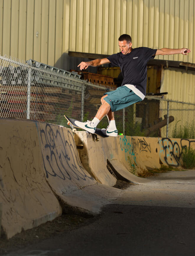 man on skateboard