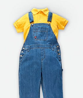 Coordinate your Scarecrow or Minion Costume