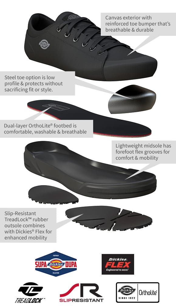 dickies non slip shoes