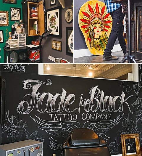 Art is a big part of their environment and the shop is surrounded with inspiration.