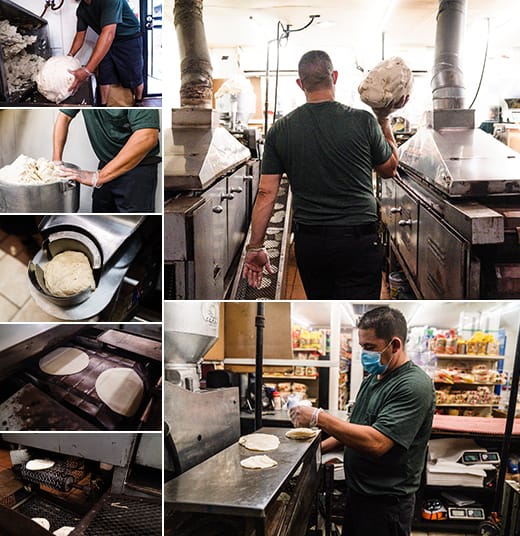 Tortillas made with authentic Mexican machines, just like home.