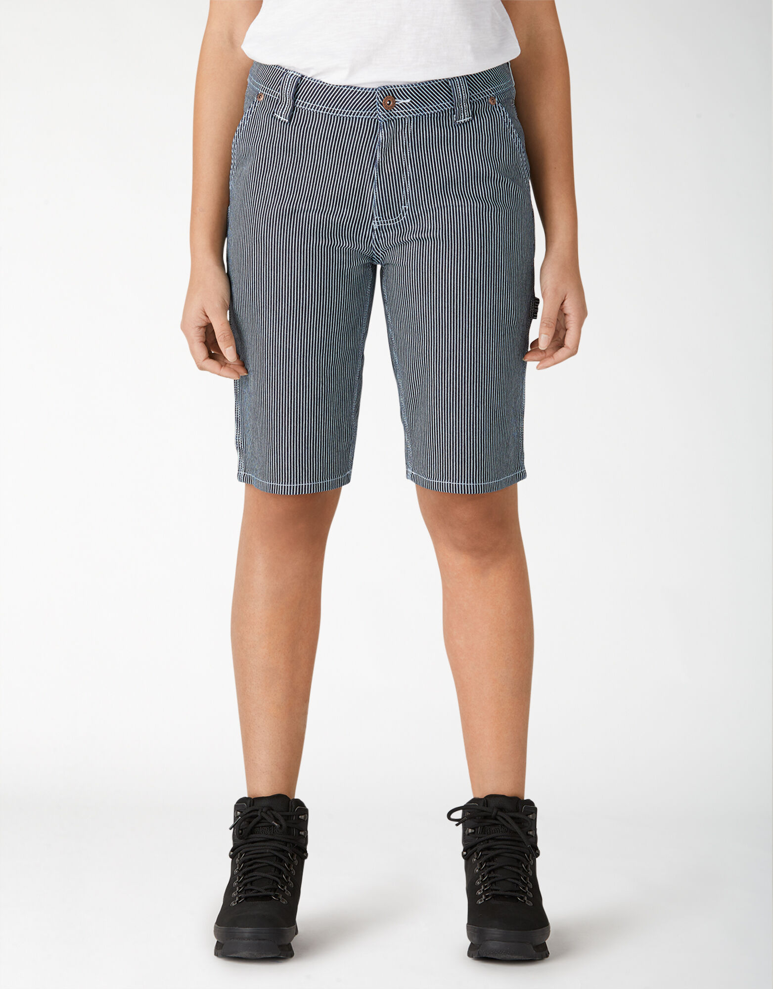 Women’s Hickory Stripe Carpenter Shorts