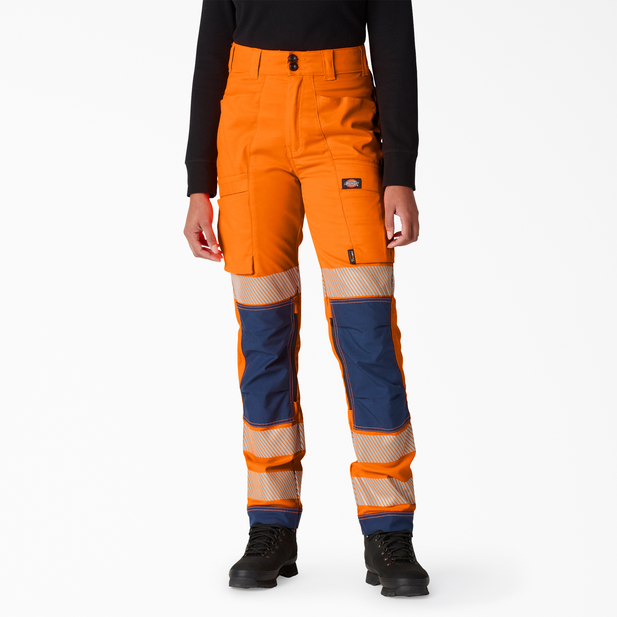 Women's Hi-Vis Performance Pants - Orange (OR)