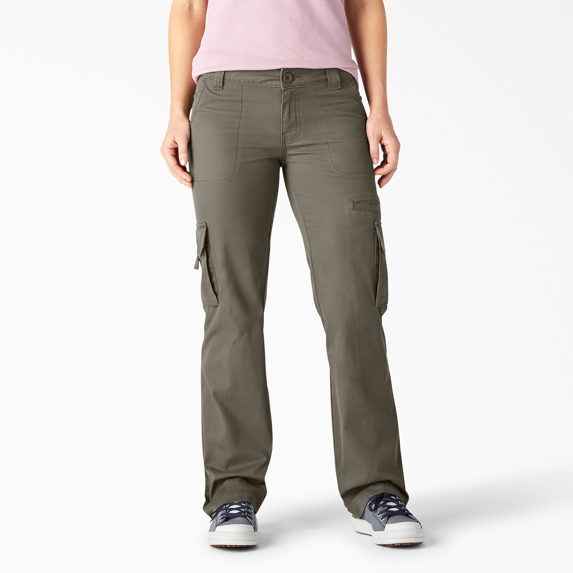 Women's Relaxed Cargo Pants - Leaf Green (RGE)