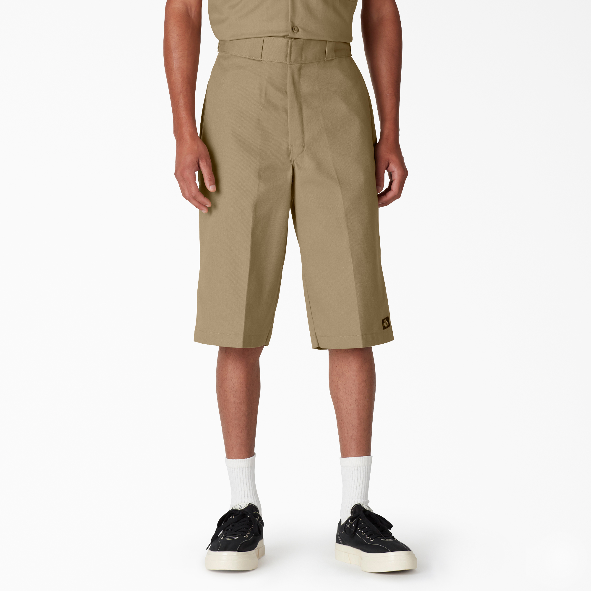 15" Loose Fit Multi-Use Pocket Work Shorts - Military Khaki (KH)