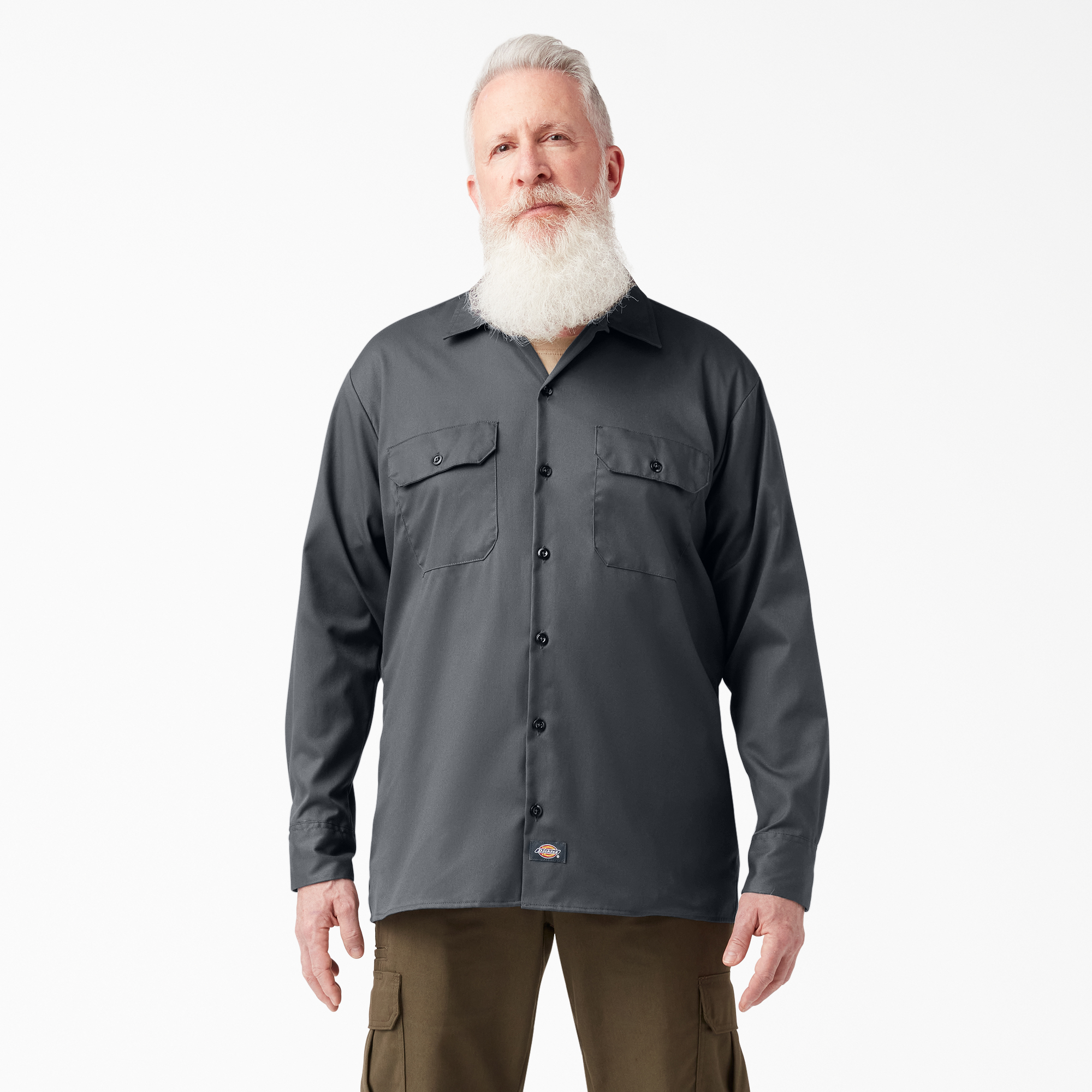 dickies twill work pants loose fit