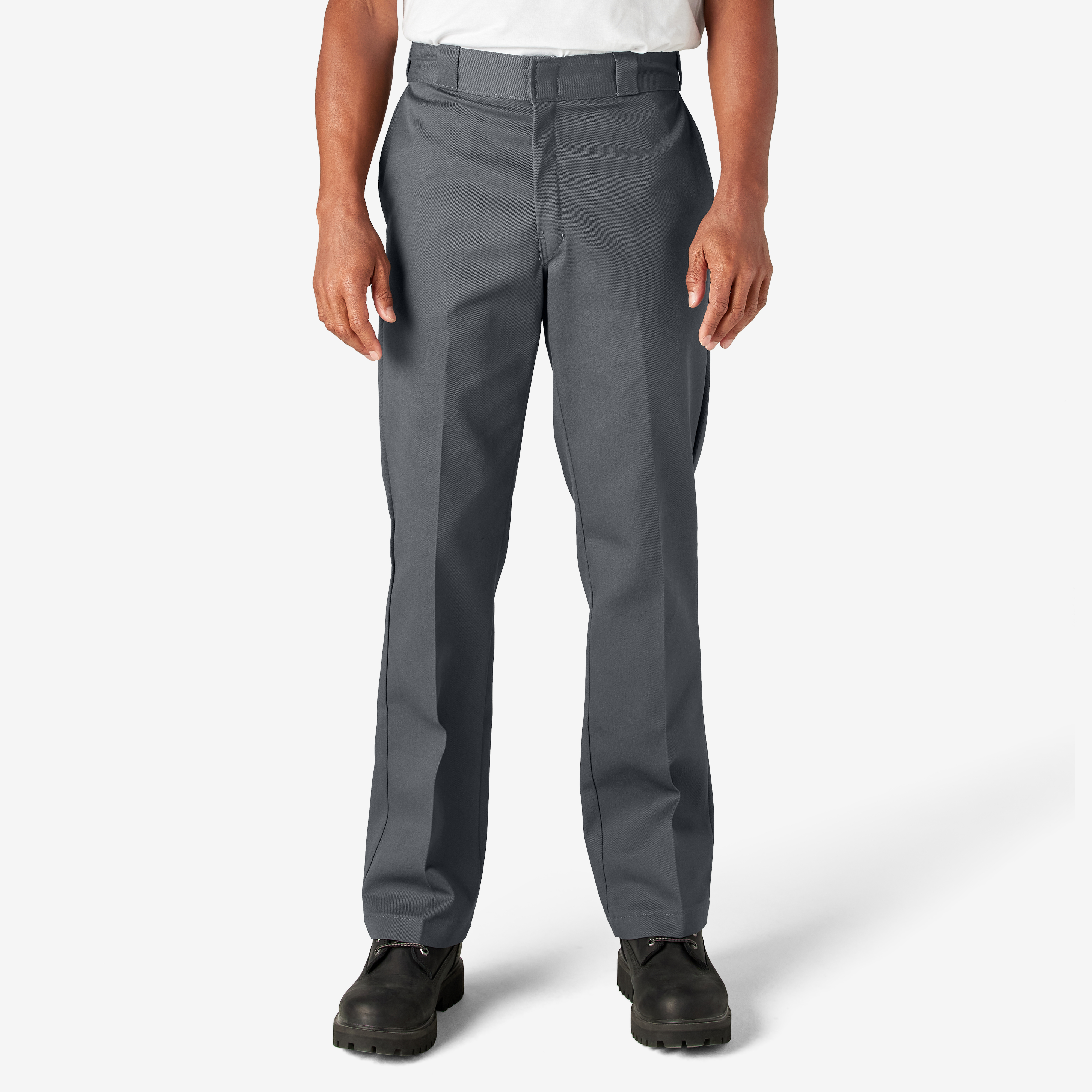 dark gray work pants
