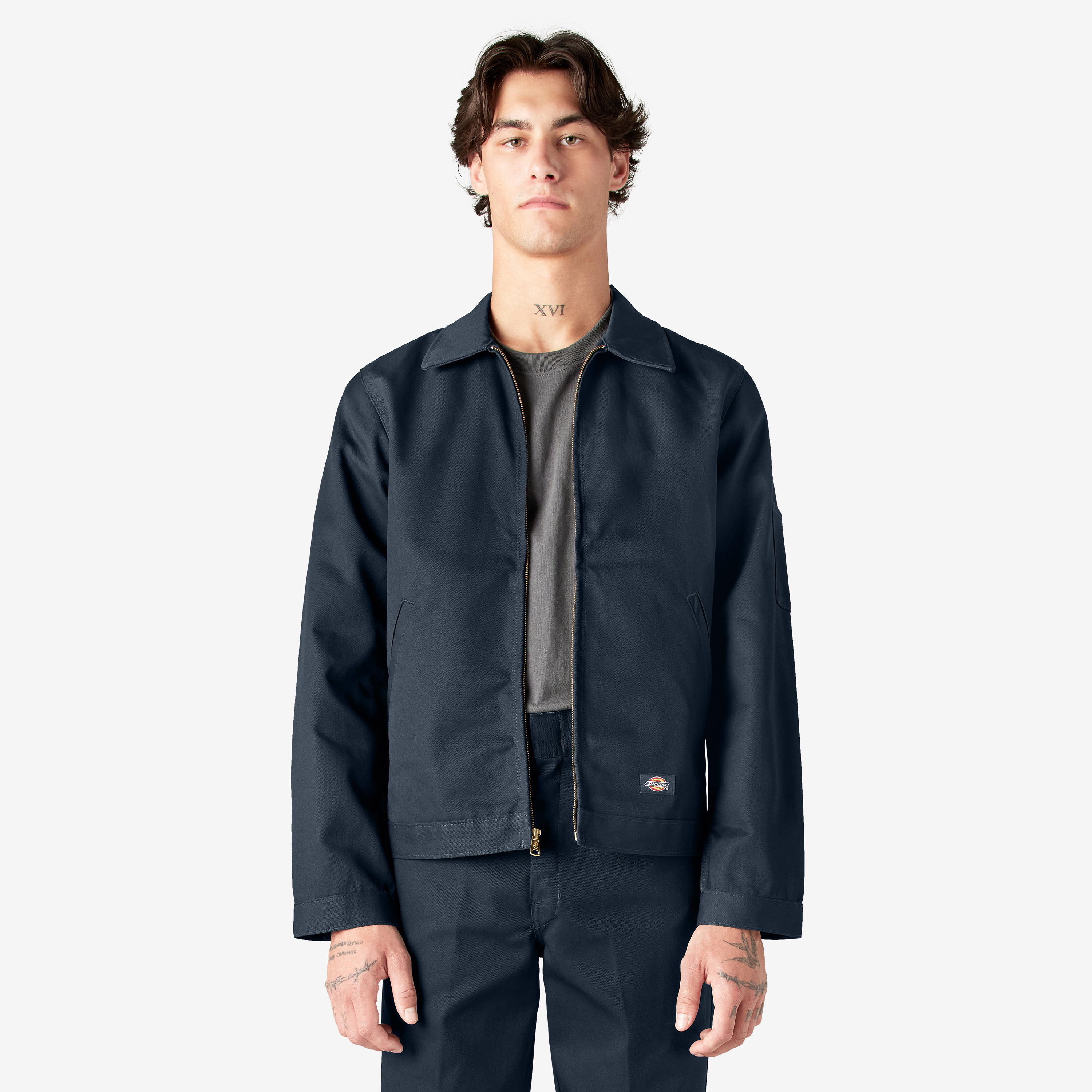 mens navy blue winter coat