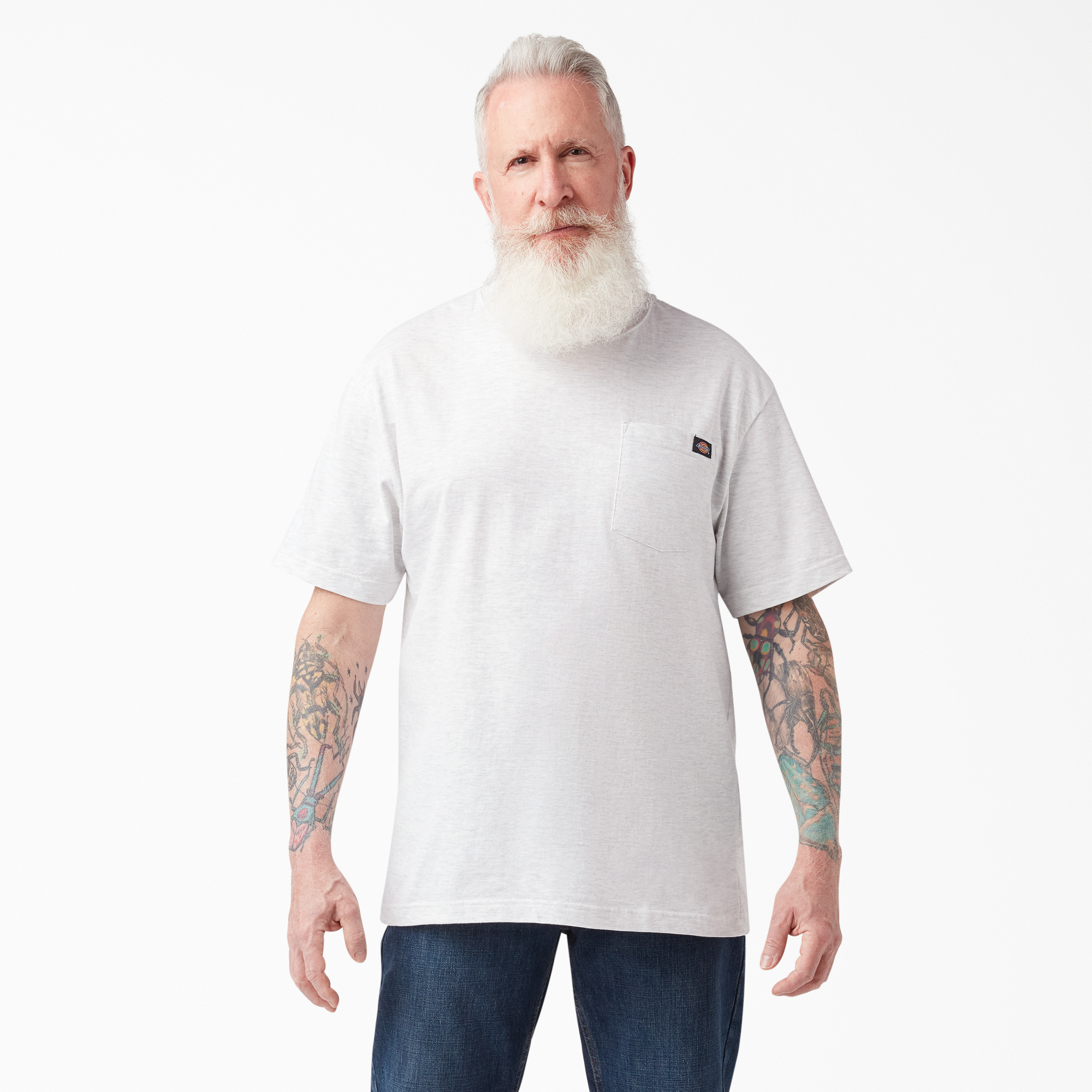 Short Sleeve Pocket T-Shirt - Ash Gray (AG)