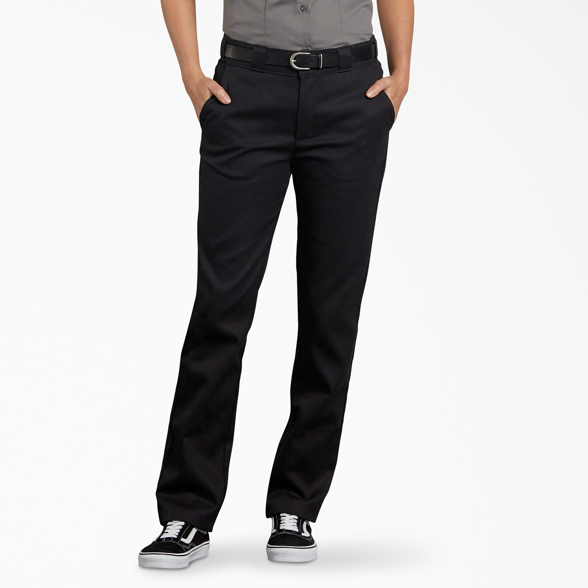 slim work trousers womens