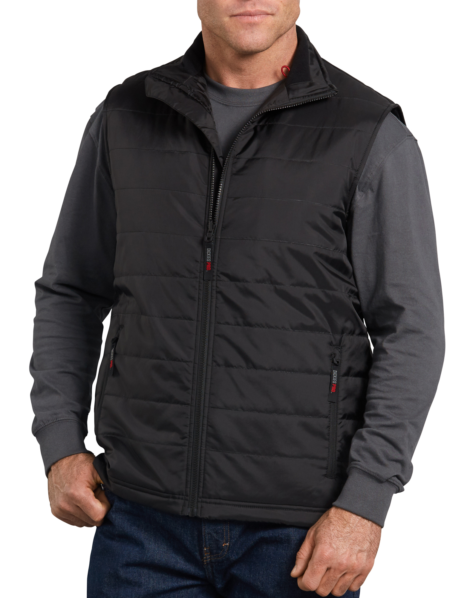 Dickies Mens Pro Glacier Extreme Puffer Vest Work Utility Outerwear