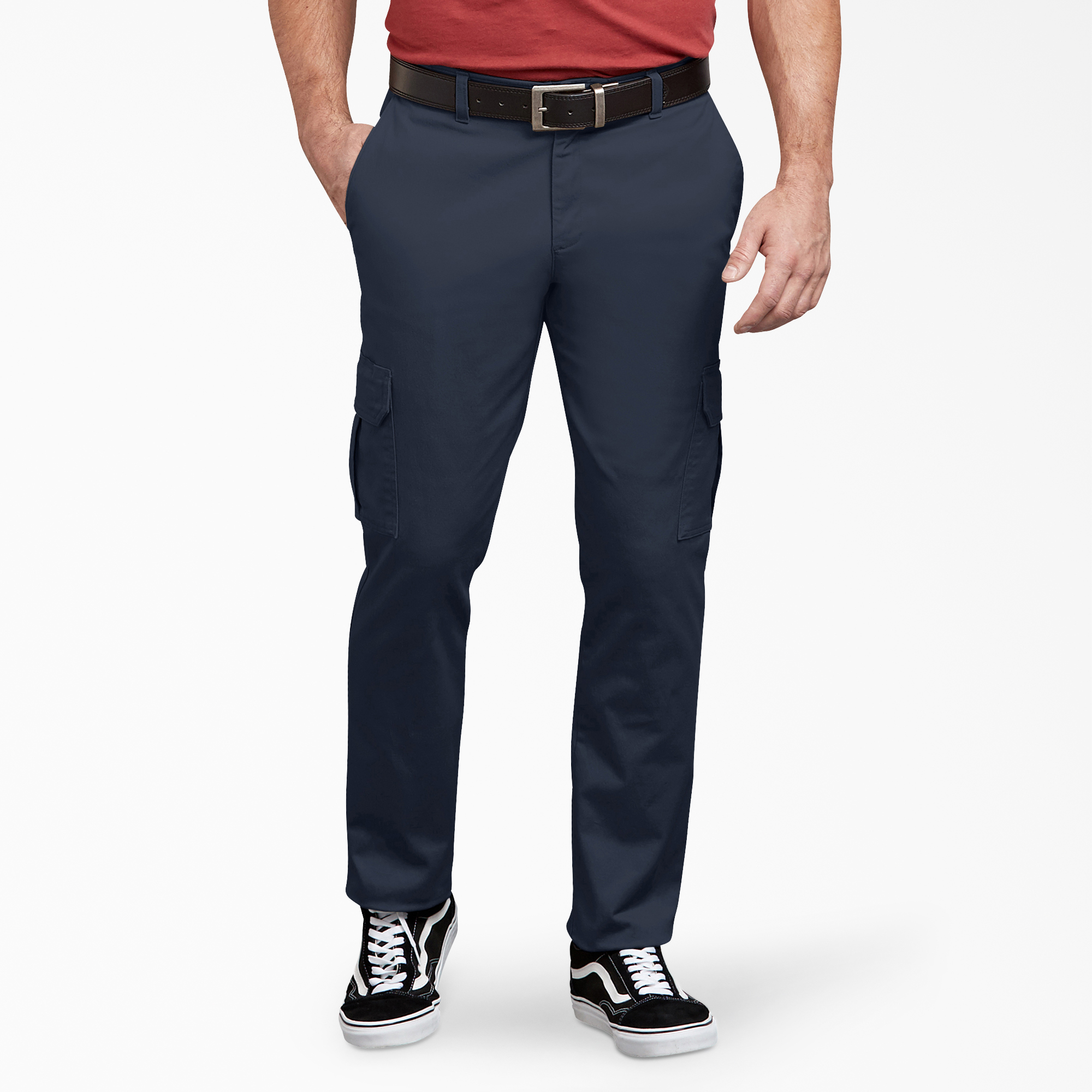 dark blue cargo work pants