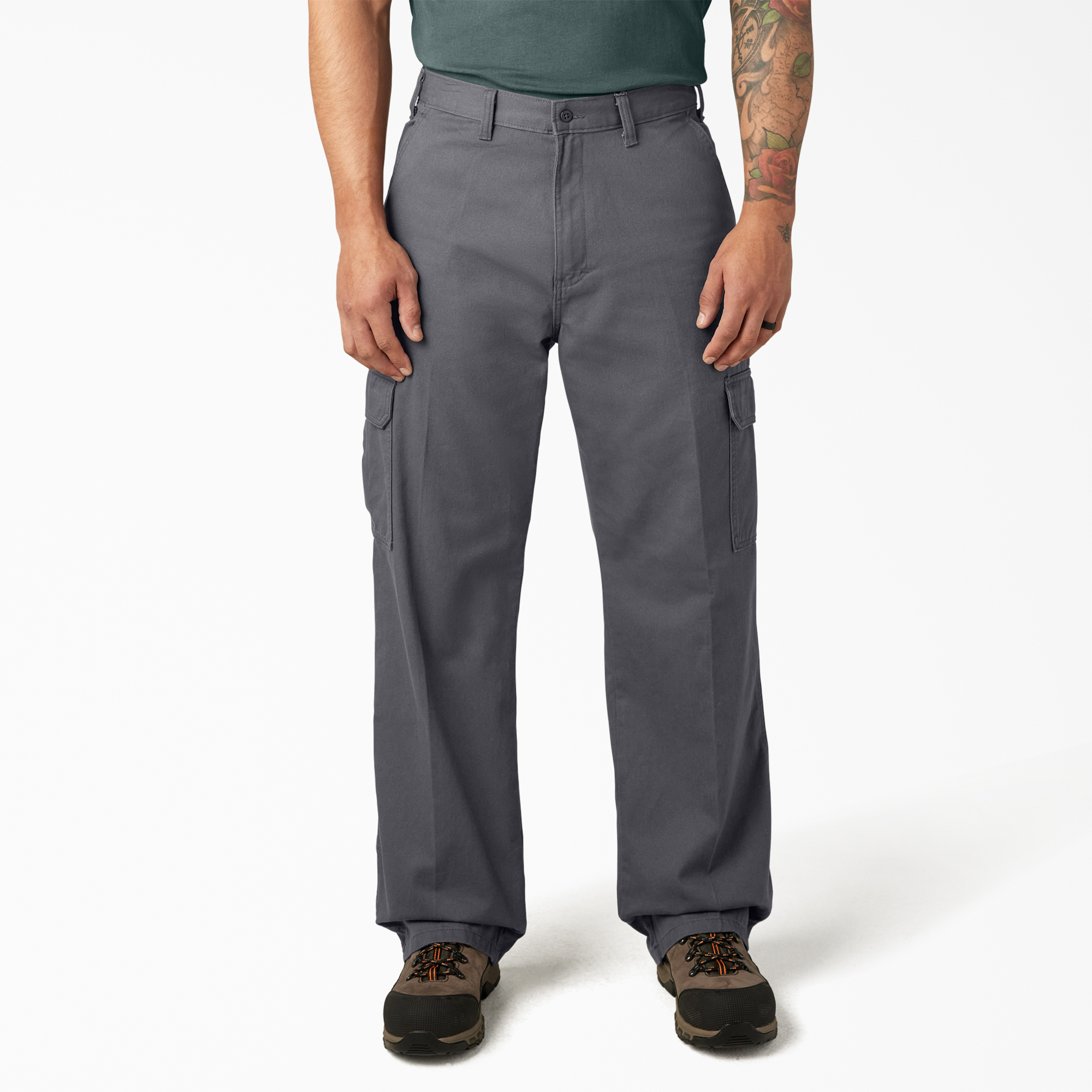 charcoal gray cargo pants