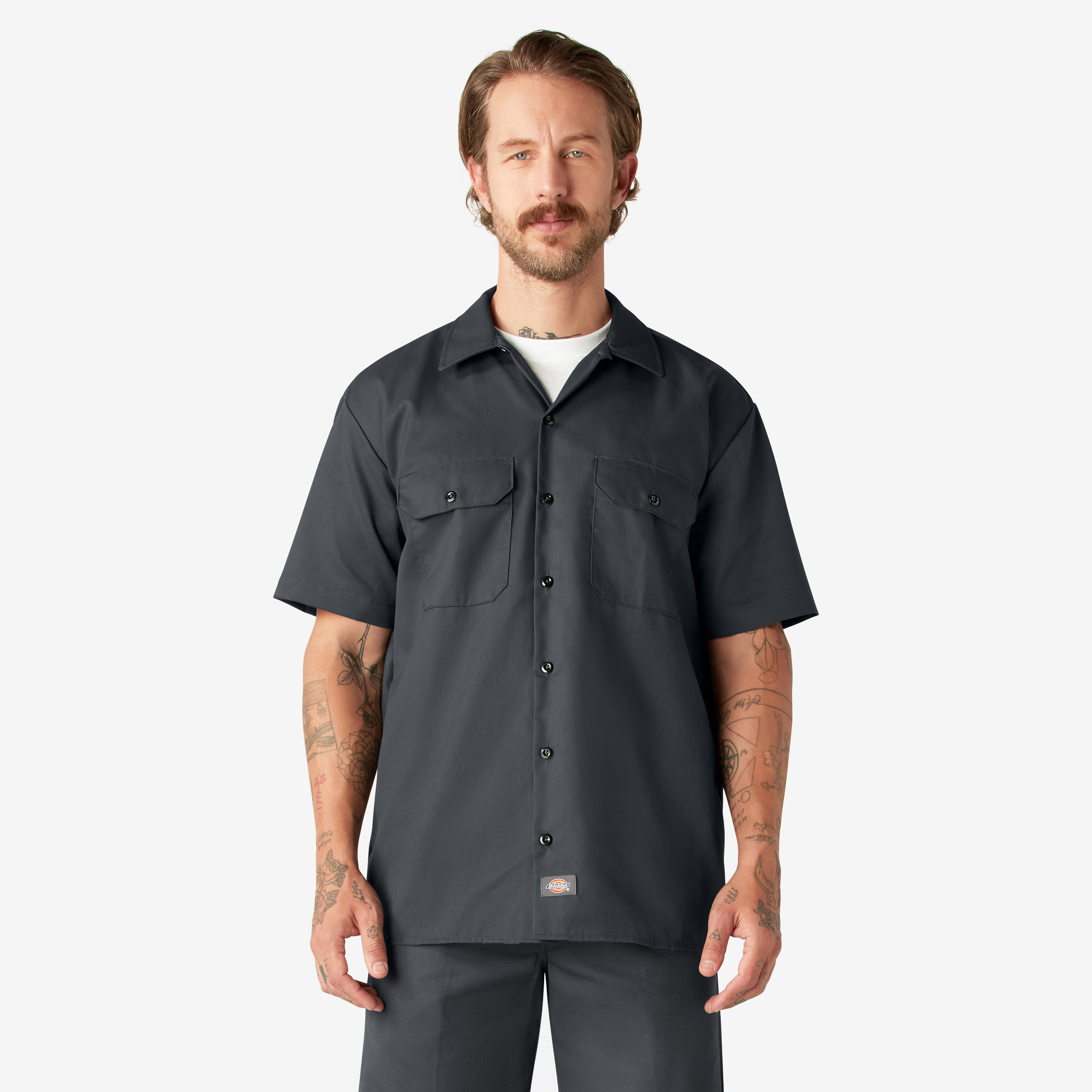 New with Tag Rocawear button down short sleeve grey dress shirt men/'s 6XB $50