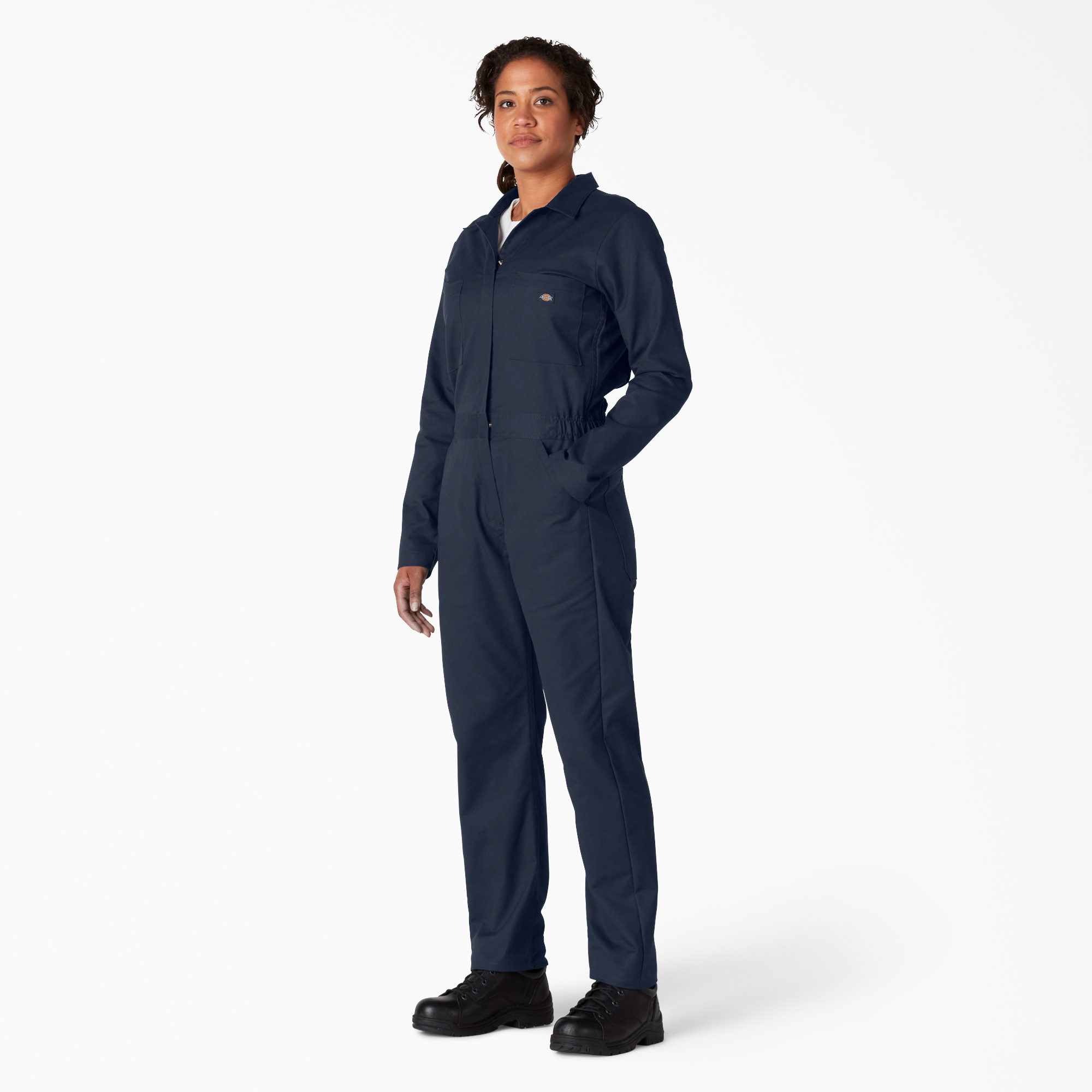 Women's FLEX Cooling Long Sleeve Coveralls - Dark Navy (DN)