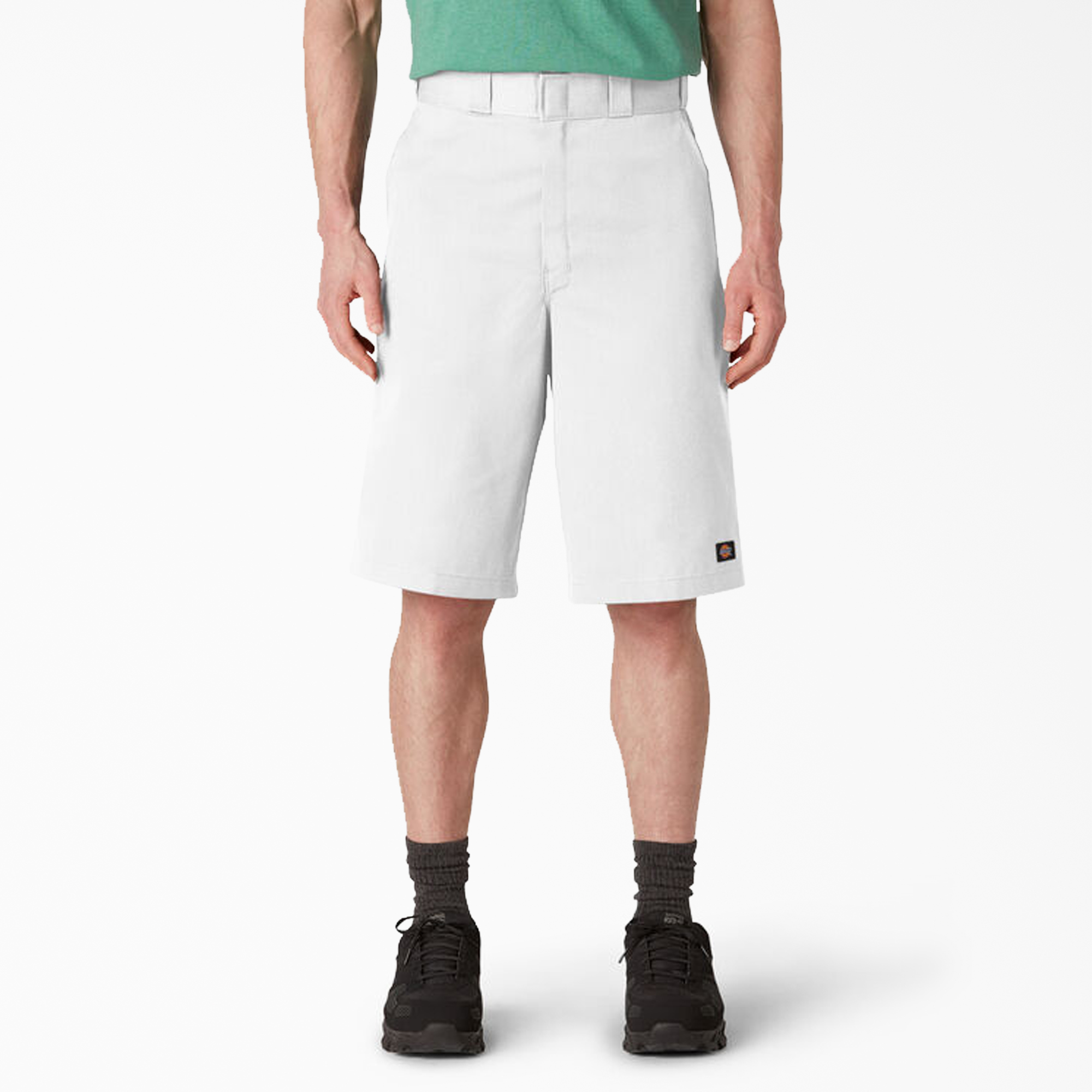 white khaki shorts