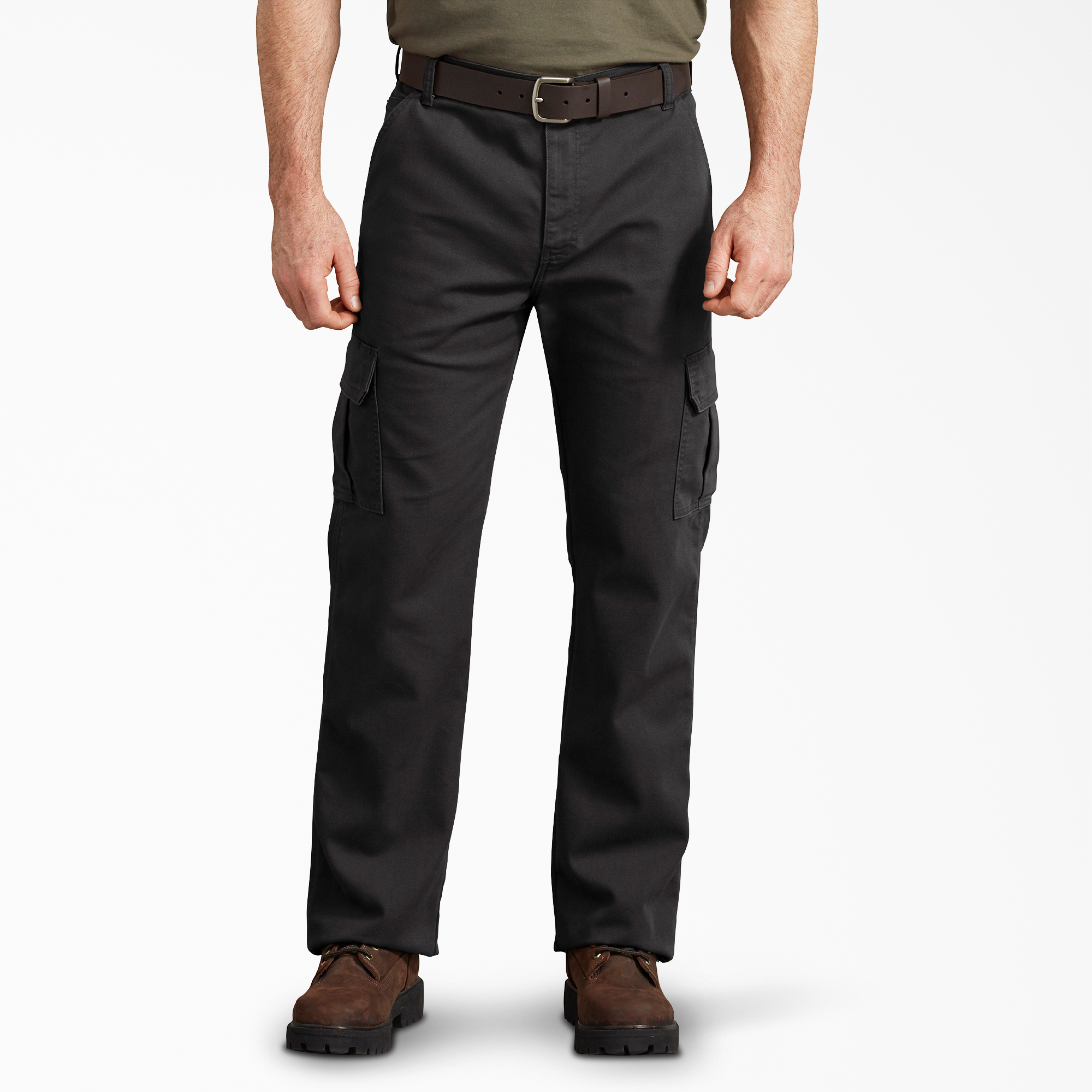 FLEX Regular Fit Tough Max™ Duck Cargo Pants - Stonewashed Black (SBK)