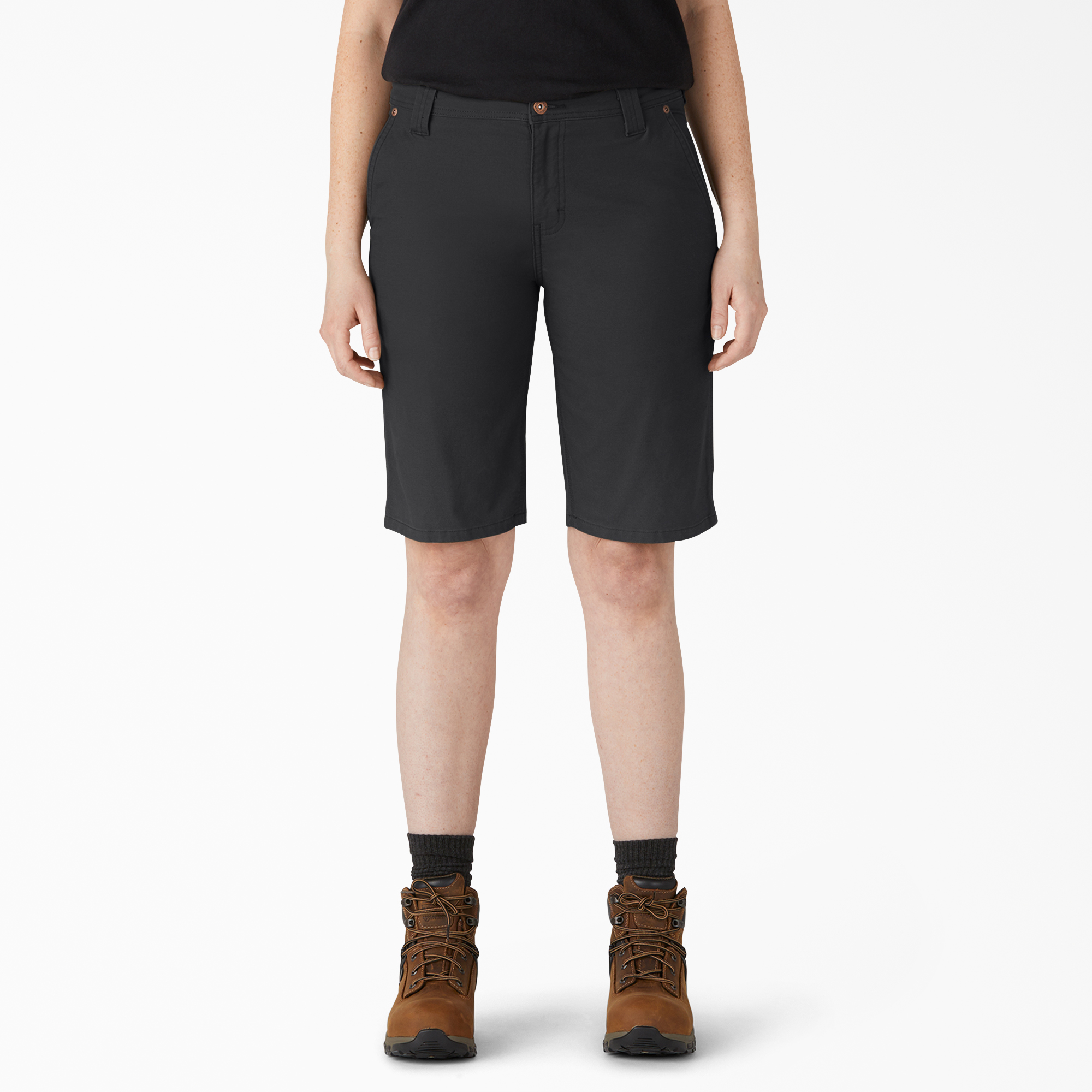 Women’s Duck Carpenter Shorts - Rinsed Black (RBK)