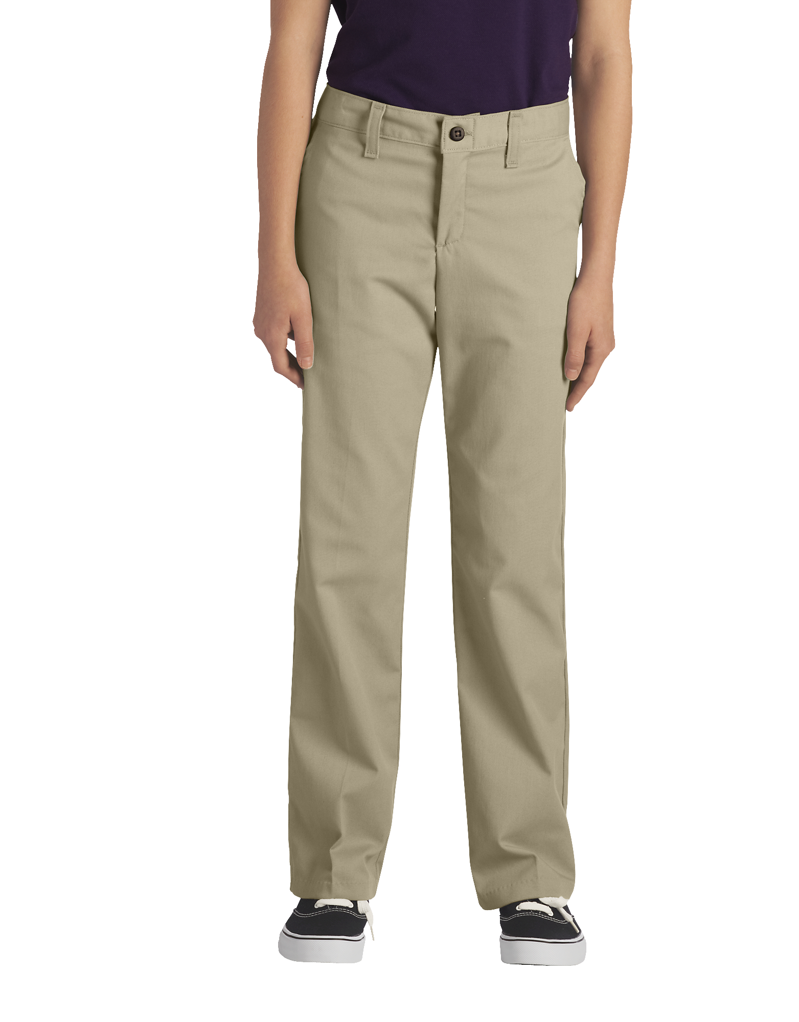 girls plus size khaki pants