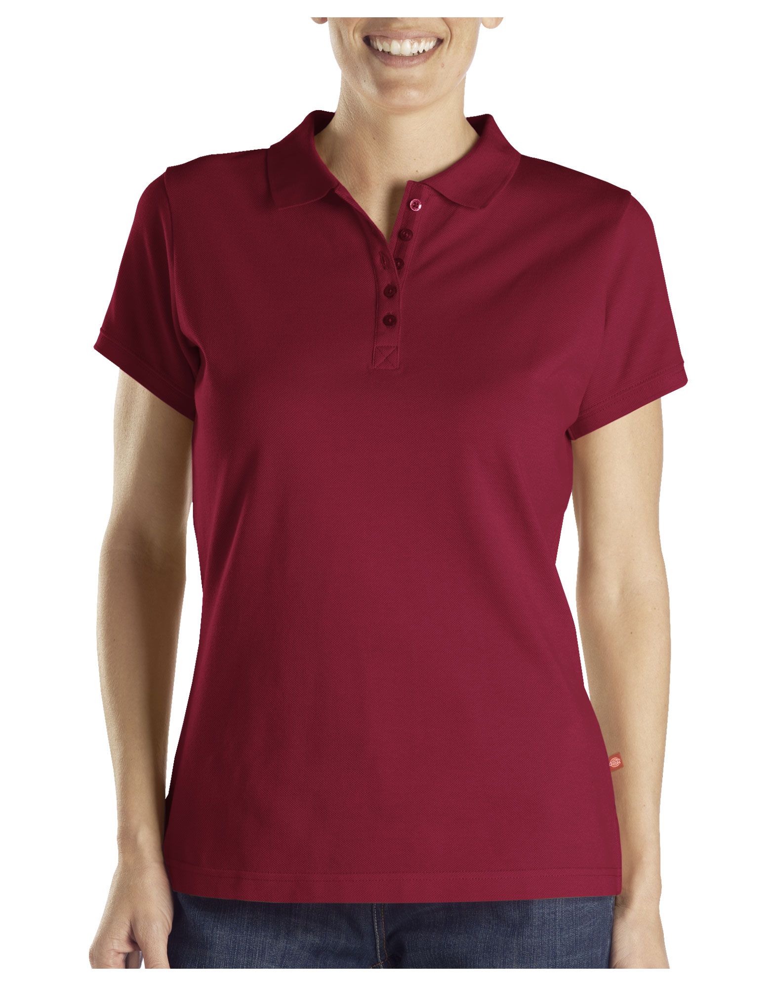 ladies red polo shirts