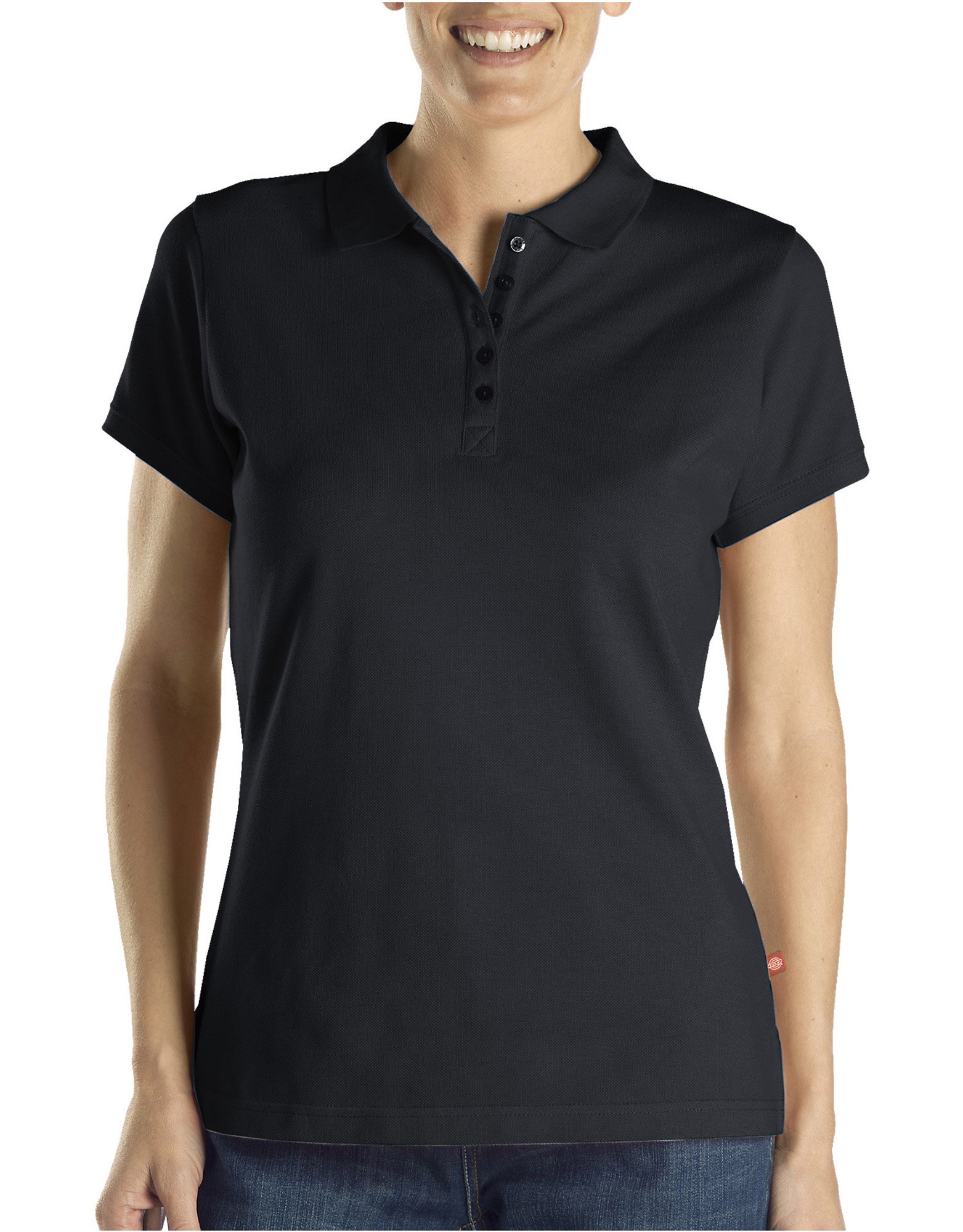 women's solid polo shirts