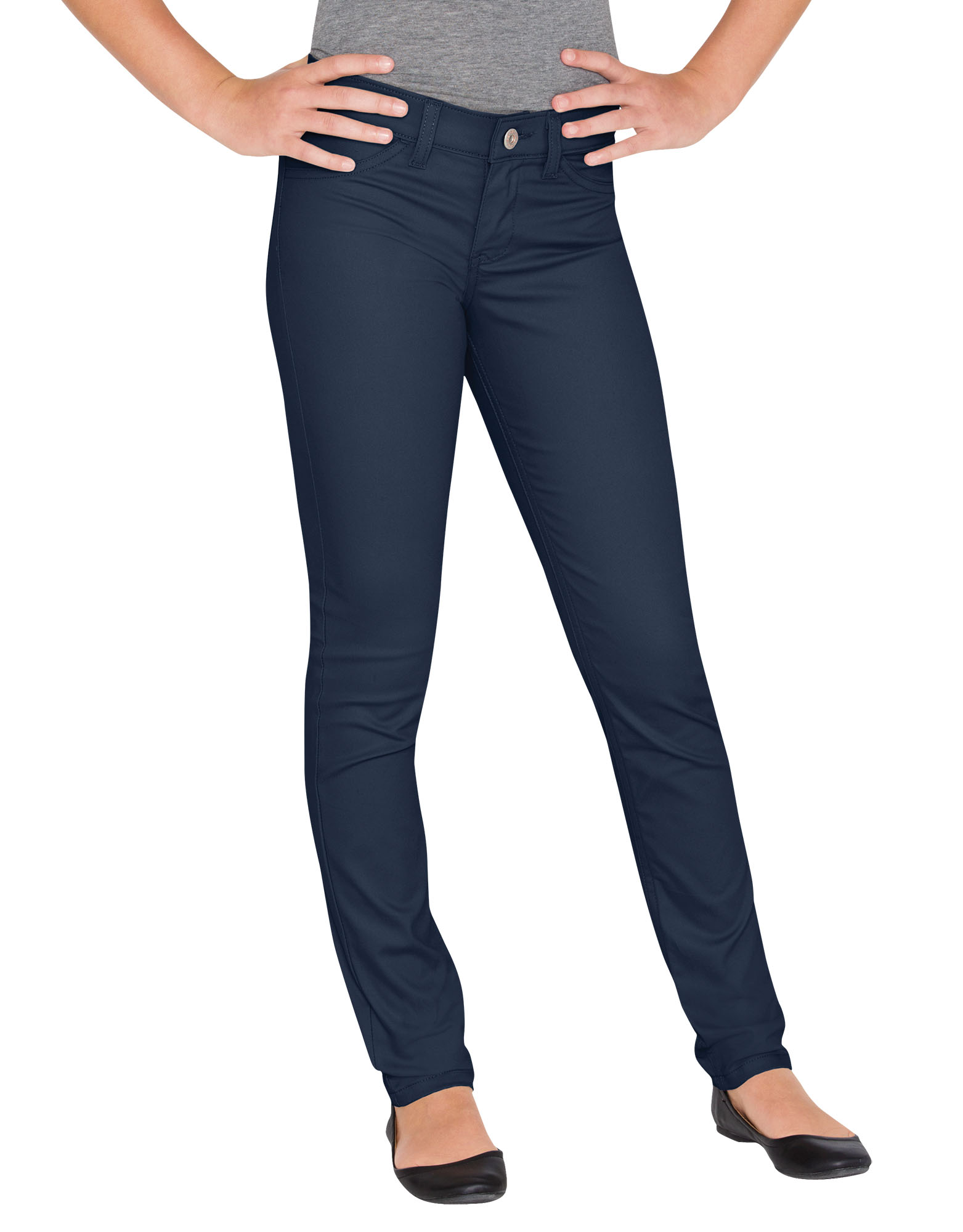 girls navy blue school pants