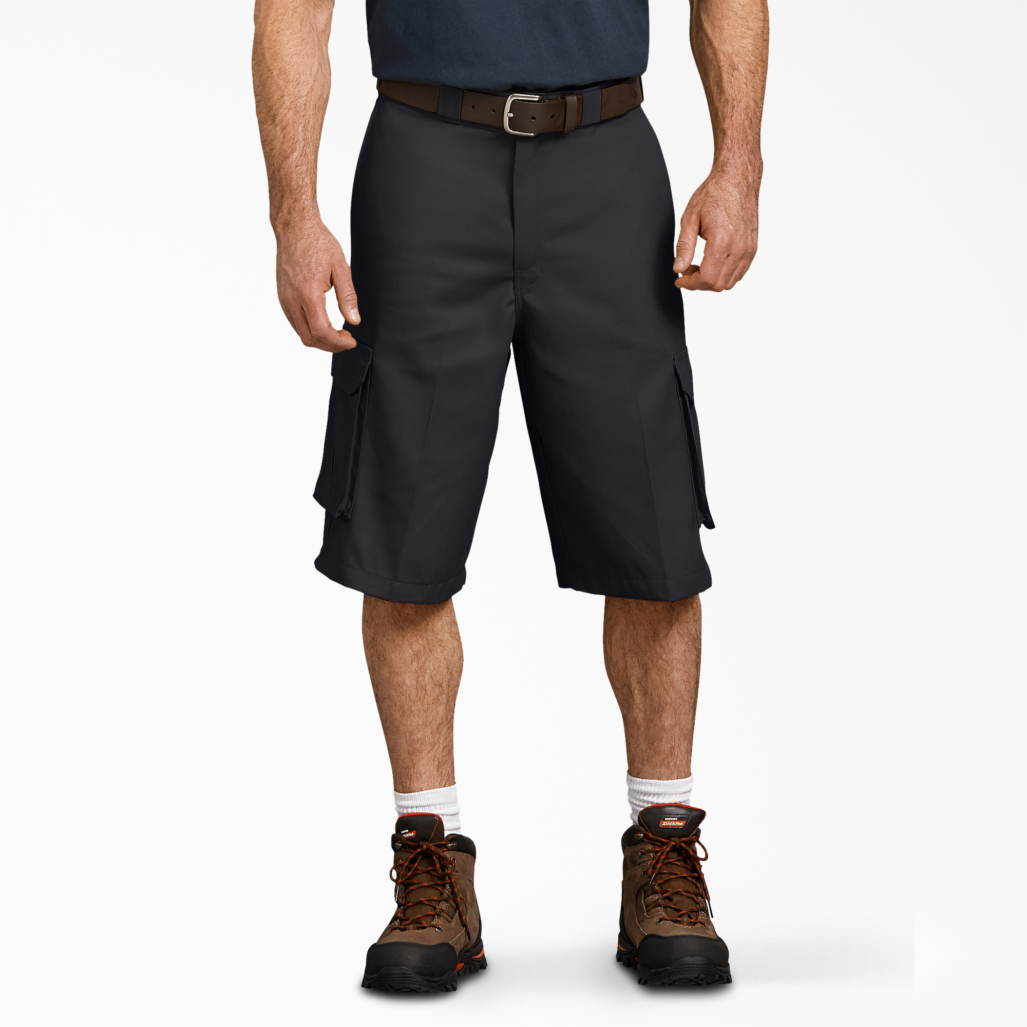 13" Loose Fit Cargo Shorts - Black (BK)