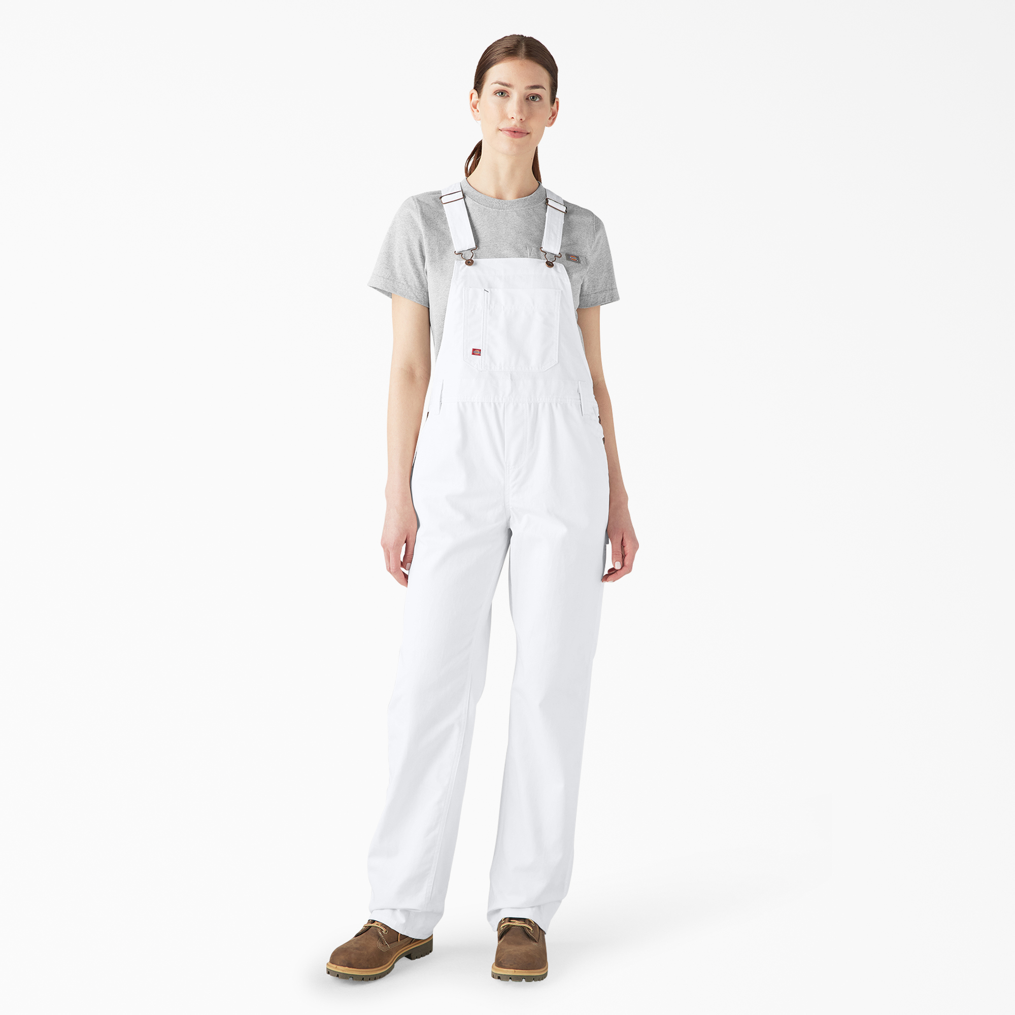 all white overalls