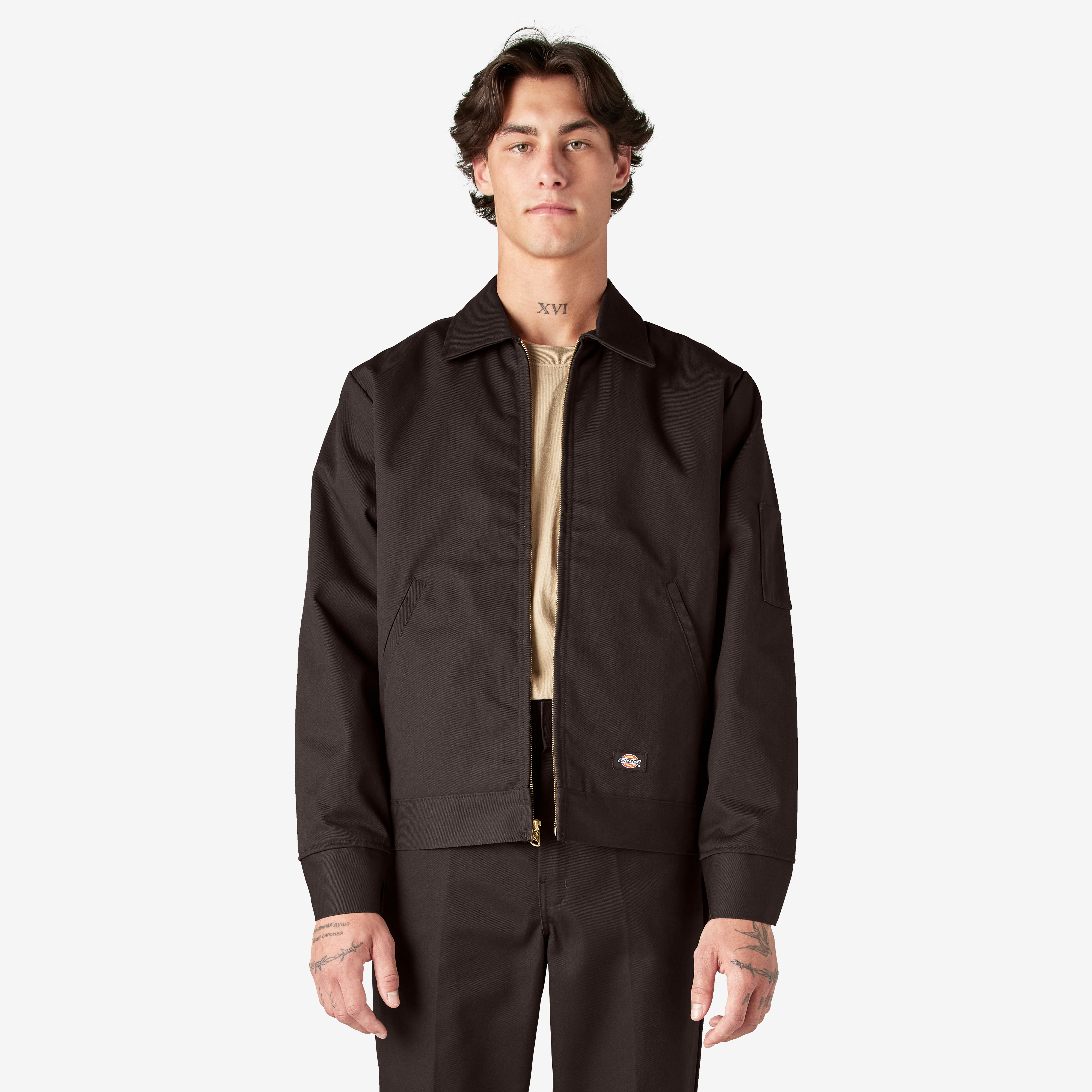 tan work jacket