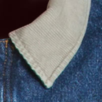 dickies denim zip front chore coat