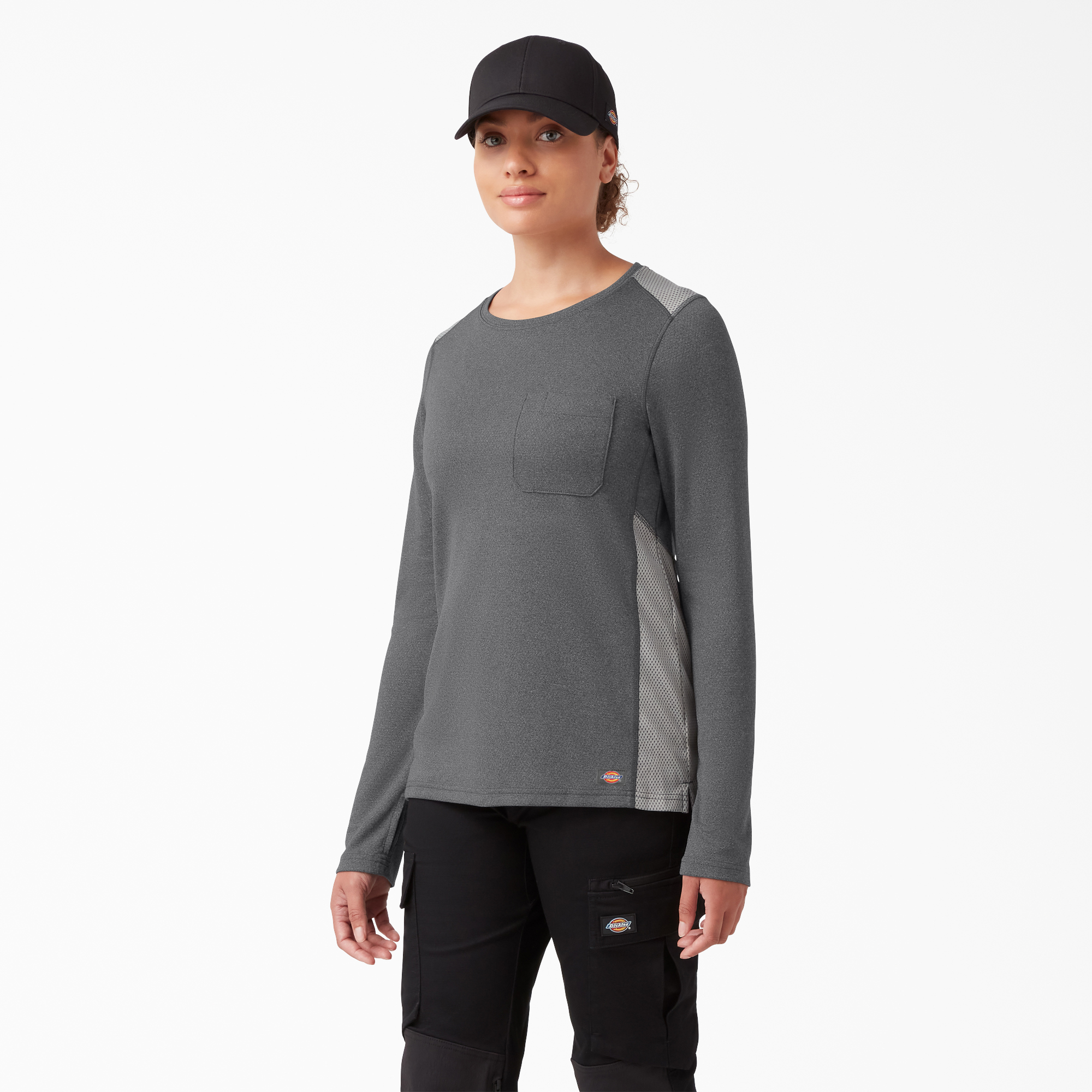 Details about   Dickies Women's Long Sleeve Crew Neck Thermal Shir Choose SZ/color 