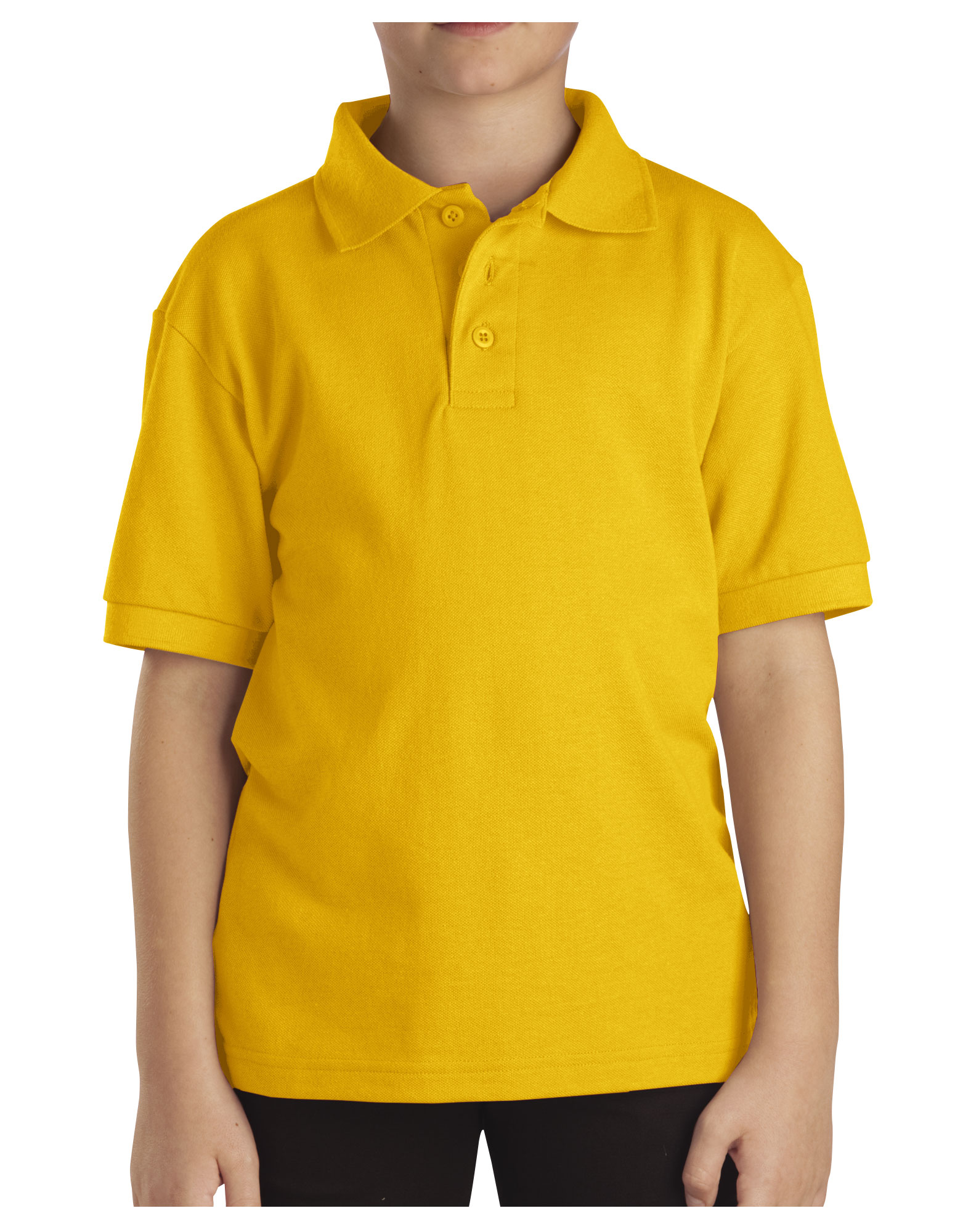 yellow school polo t shirts
