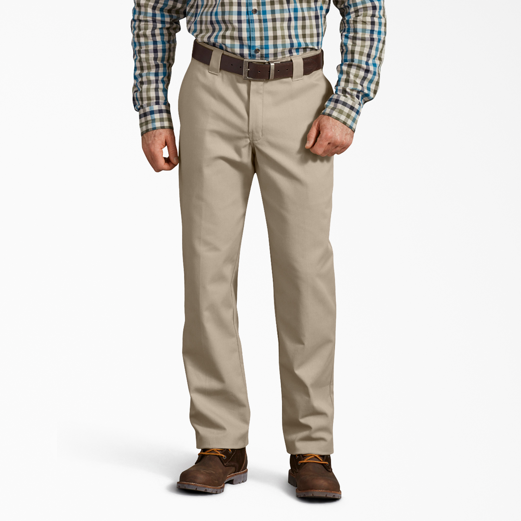 FLEX Active Waist Regular Fit Work Pants - Desert Khaki (DS)