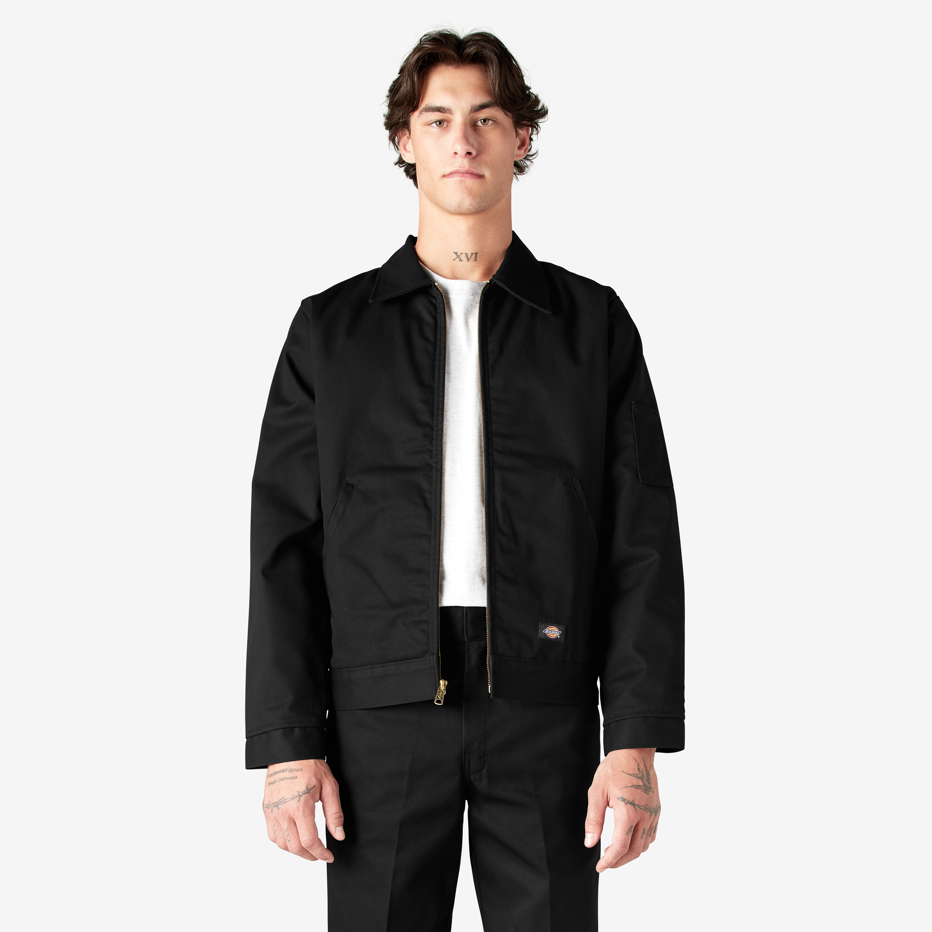 dlats men's black all weather coat