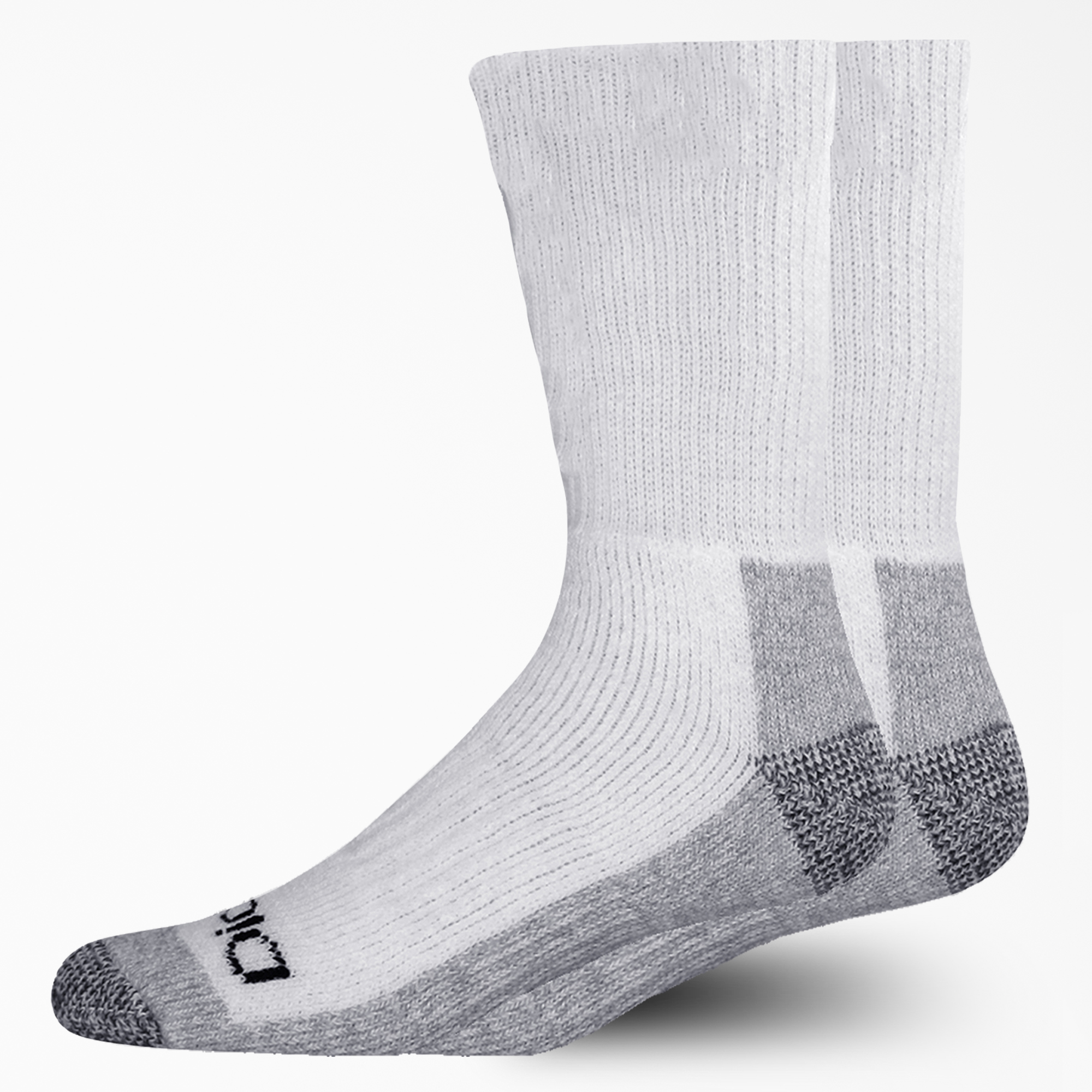 3 PK MEN'S CREW SOCKS FULL CUSHION WORK UNIFORM COTTON REINFORCED HEEL &TOE 