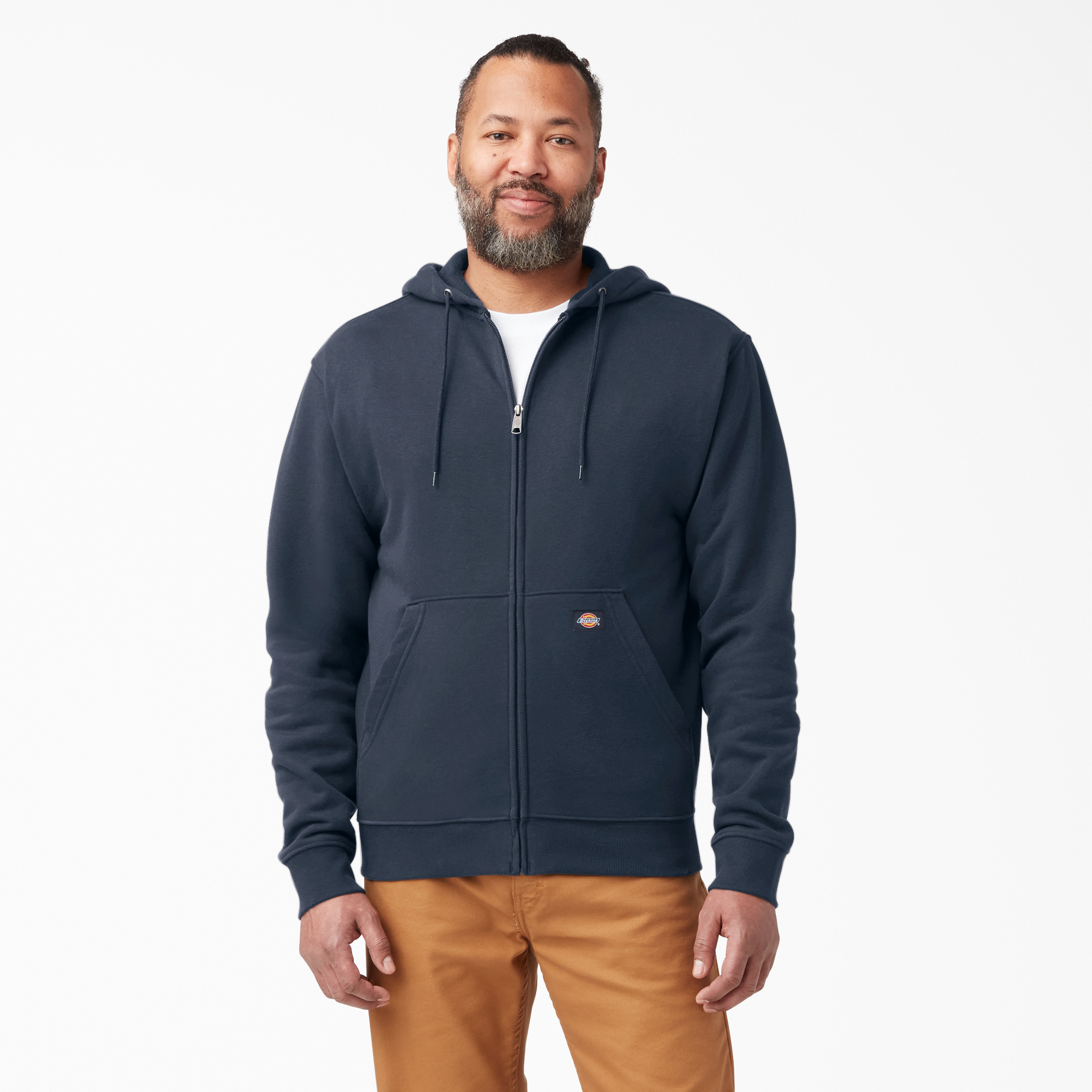 blue hoodie zip up